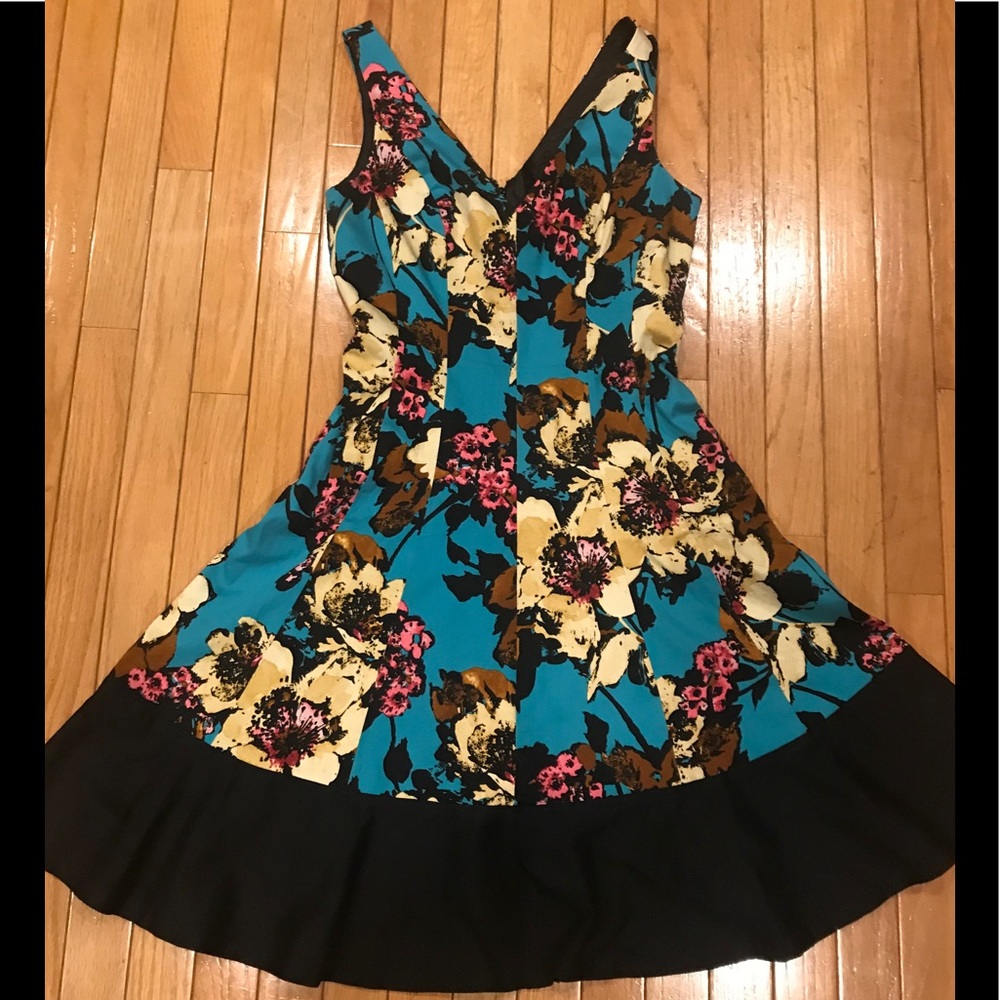 Flower a line dress by Nine West